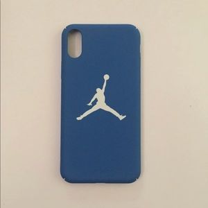 Jordan Blue Hard Matte iPhone X Case